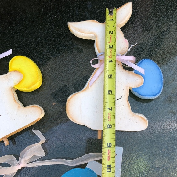 🐣 Easter Wood Carved Decor - 4 pieces - Picture 4 of 4